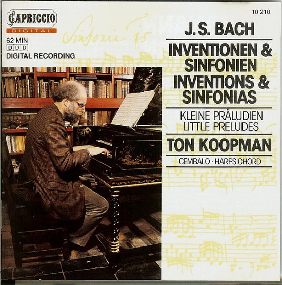 * Invent.+Sinf.BWV 772-801/6 Präludien - Ton Koopman - Musik - Capriccio - 4006408102106 - 15. september 2008