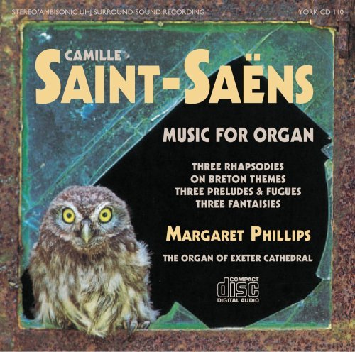Cover for Margaret Phillips · Saint-saens: Music for Organ (CD) (1991)