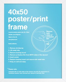 Cover for Gb Eye · GBEYE - MDF White Frame - Mini - 40 x 50cm - X2 (Leketøy)