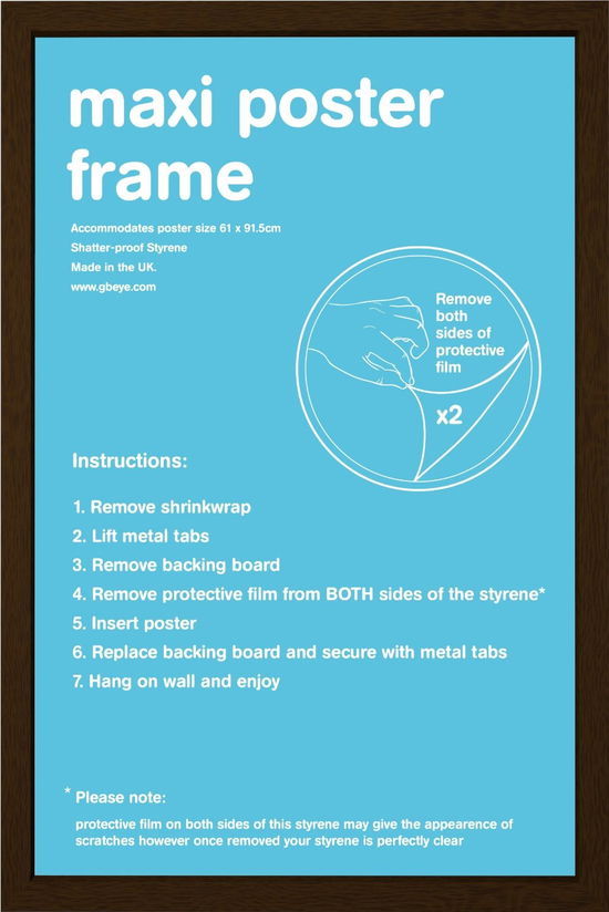 Cover for Gb Eye · Rahmenleiste Fuer Maxi-poster - Ca 61 X 91 Cm - Walnuss (N/A)