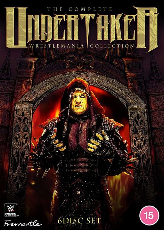 Cover for Wwe Undertaker  Complete Wrestlem · Wwe: Undertaker - The Complete Wrestlemania Collection (DVD) (2022)