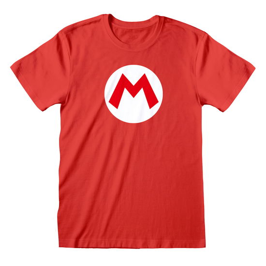 Cover for Nintendo: Super Mario · Mario Badge (T-Shirt Unisex Tg. XL) (N/A)