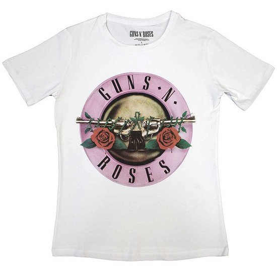 Guns N' Roses Ladies T-Shirt: Classic Logo - Guns N Roses - Marchandise -  - 5056737215106 - 