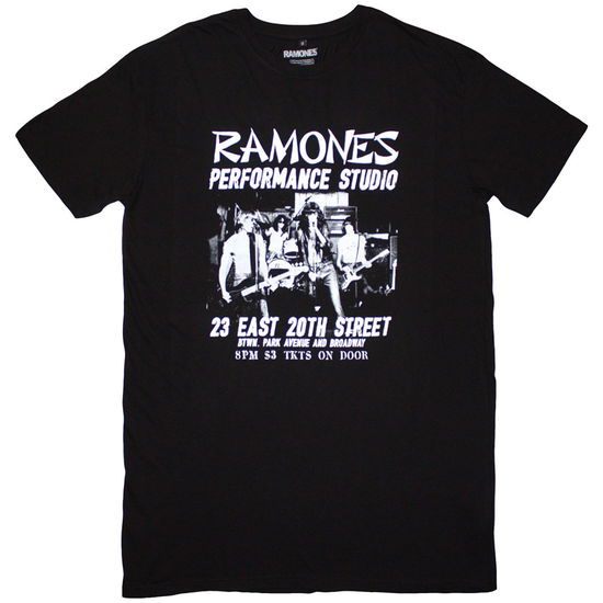 Cover for Ramones · Ramones Ladies T-Shirt Dress: East Village (Black) (CLOTHES) [size S] (2025)
