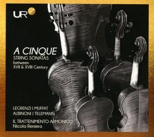 Cover for Legrenzi / Albinoni / Reniero · Cinque - String Sonatas (CD) (2024)