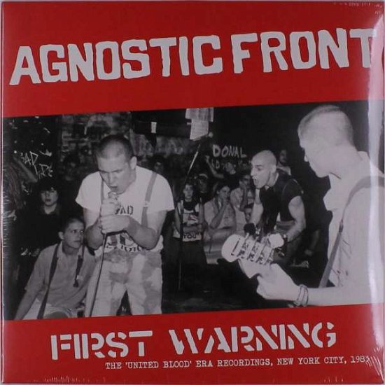 First Warning - the United Blood Era - Agnostic Front - Music - Radiation Reissues - 8055515231106 - October 9, 2020