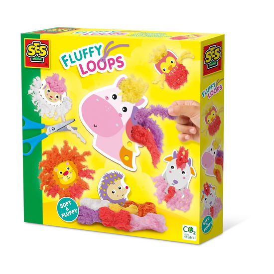 Cover for Ses Creative · Fluffy Loops - Soft Yarn Animals - (s14010) (Leketøy)