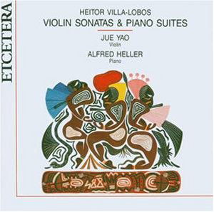 3 Violin Sonatas And 2 Pi - Heitor Villa-Lobos - Musiikki - ETCETERA - 8711525110106 - lauantai 2. tammikuuta 1993