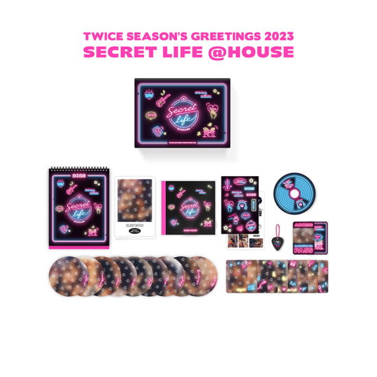 2023 Season's Greetings - Secret Life @House - Twice - Produtos - JYP ENTERTAINMENT - 8809876706106 - 28 de dezembro de 2022