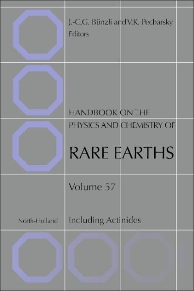 Cover for Pecharsky Vitalij · Handbook on the Physics and Chemistry of Rare Earths: Including Actinides - Handbook on the Physics &amp; Chemistry of Rare Earths (Inbunden Bok) (2020)