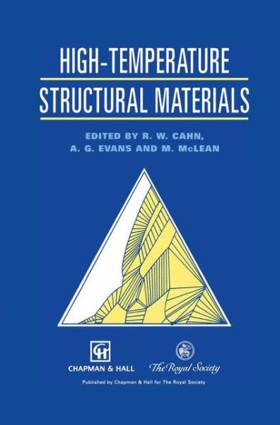 High-temperature Structural Materials - R. W. Cahn - Books - Chapman and Hall - 9780412750106 - December 31, 1995