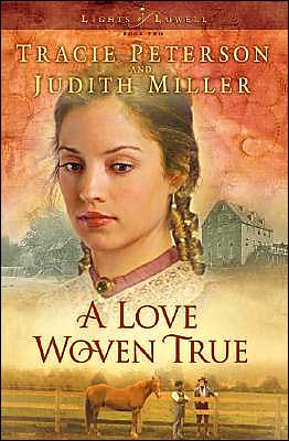 Cover for Tracie Peterson · A Love Woven True (Paperback Book) [Large type / large print edition] (2005)