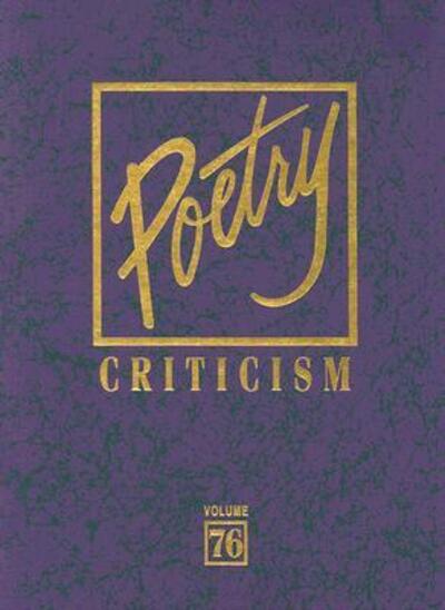 Cover for Michelle Lee · Poetry Criticism (Hardcover Book) (2007)