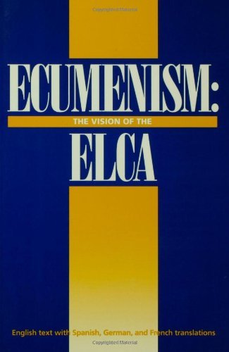 Cover for Elca · Ecumenism: The Vision of the ELCA (Paperback Bog) (1994)