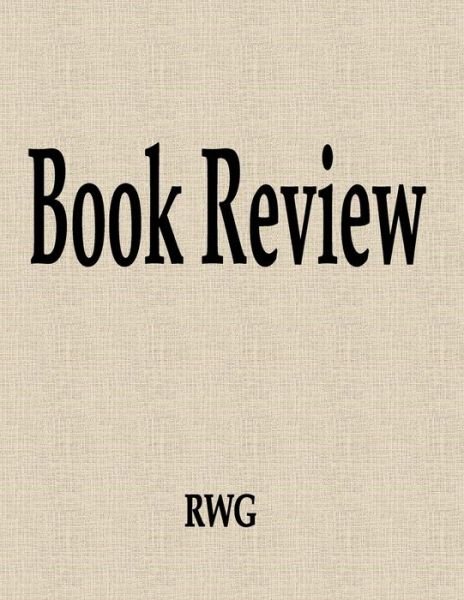 Cover for Rwg · Book Review (Paperback Bog) (2019)