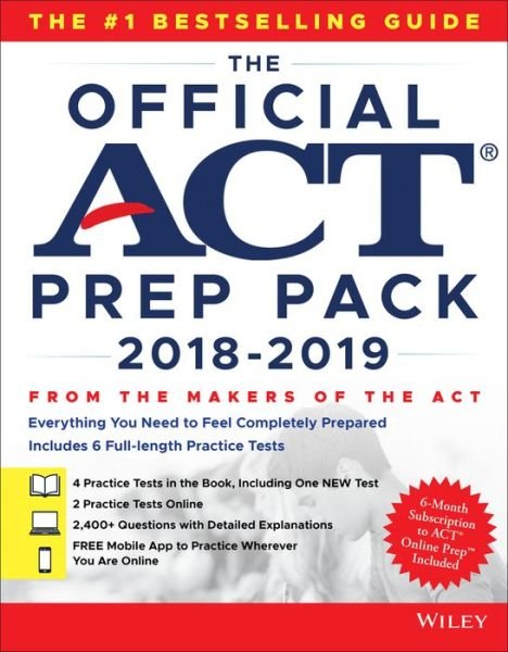 The Official ACT Prep Pack with 5 F - Act - Livros - John Wiley & Sons Inc - 9781119508106 - 22 de maio de 2018