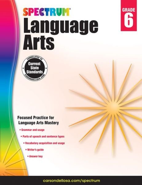 Cover for Spectrum · Spectrum Language Arts, Grade 6 (Pocketbok) (2014)