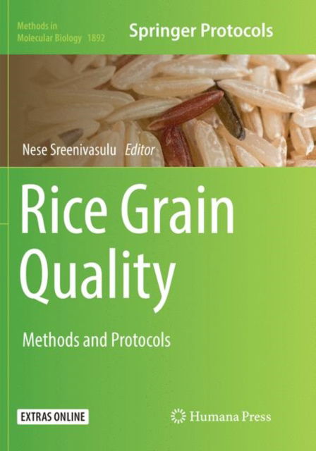 Cover for Rice Grain Quality (Book) [Softcover reprint of the original 1st ed. 2019 edition] (2019)