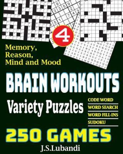 Cover for J S Lubandi · BRAIN WORKOUTS Variety Puzzles 4 (Paperback Book) (2017)