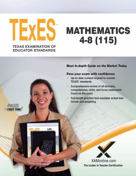 Cover for Sharon A Wynne · 2017 TExES Mathematics 4-8 (115) (Paperback Book) (2017)