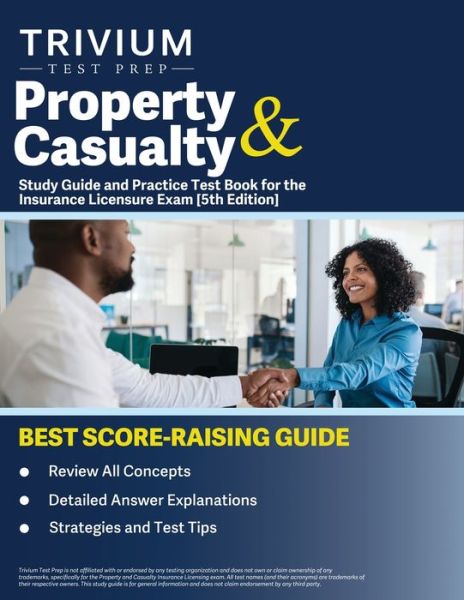 Cover for B. Hettinger · Property and Casualty Study Guide and Practice Test Book for the Insurance Licensure Exam (Book) (2024)