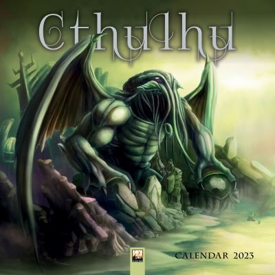 Cthulhu Wall Calendar 2023 (Art Calendar) - Flame Tree Studio - Gadżety - Flame Tree Publishing - 9781804170106 - 6 września 2022