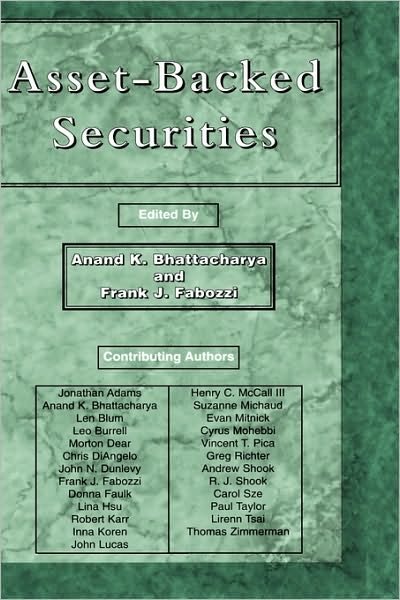 Cover for AK Bhattacharya · Asset-Backed Securities - Frank J. Fabozzi Series (Gebundenes Buch) (1996)