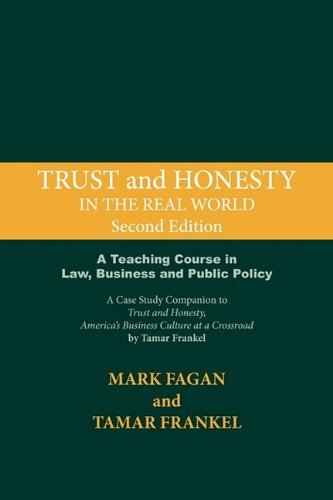 Trust and Honesty in the Real World - Tamar Frankel - Books - Fathom Publishing Company - 9781888215106 - August 1, 2009