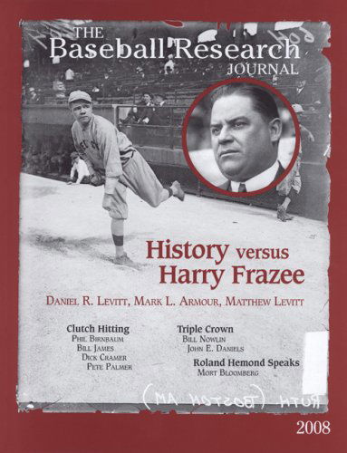 The Baseball Research Journal (BRJ), Volume 37 - Society for American Baseball Research - Bücher - Society for American Baseball Research - 9781933599106 - 1. Februar 2009