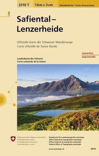 Cover for Swisstopo · Safiental - Lenzerheide (Map) (2022)