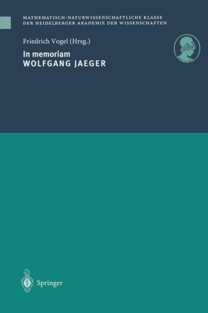 Cover for Friedrich Vogel · In Memoriam Wolfgang Jaeger (Pocketbok) (1997)