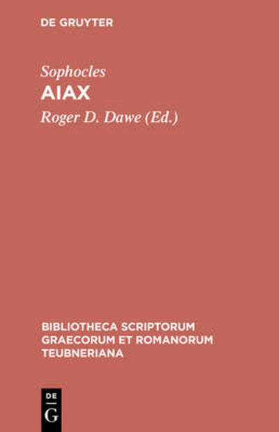 Cover for Sophocles / Dawe · Aiax Pb (Book) [3rd edition] (1996)