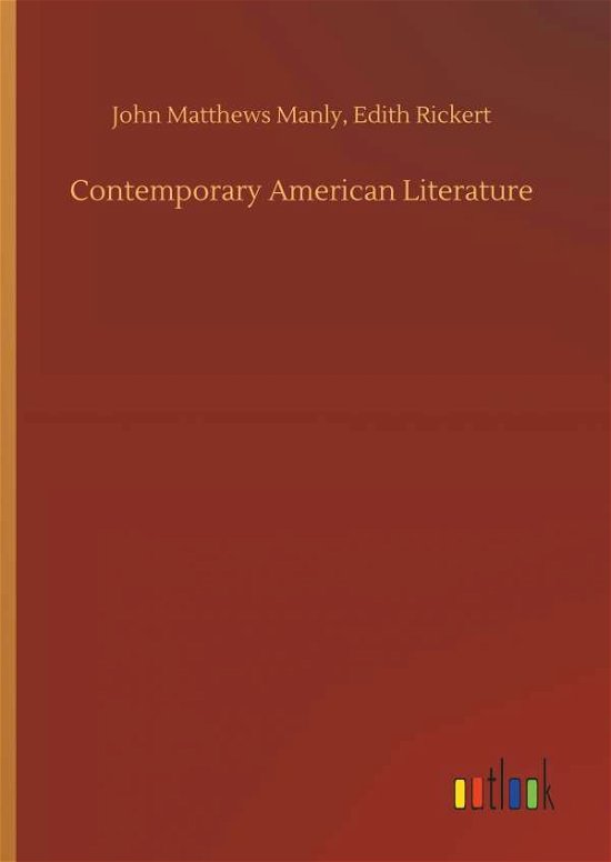 Contemporary American Literature - Manly - Books -  - 9783732671106 - May 15, 2018