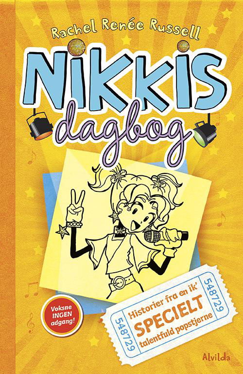 Cover for Rachel Renee Russell · Nikkis dagbog: Nikkis dagbog 3: Historier fra en ik' specielt talentfuld popstjerne (Paperback Book) [1.º edición] (2016)