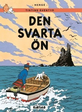 Cover for Hergé · Tintins äventyr: Den svarta ön (Landkarten) (2015)