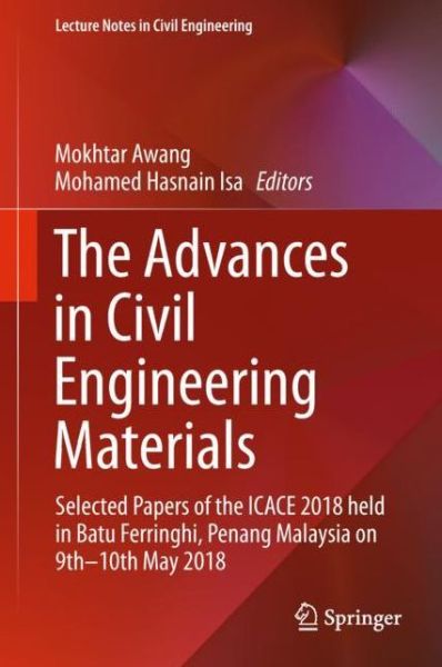 Cover for The Advances in Civil Engineering Materials (Book) [1st ed. 2019 edition] (2018)