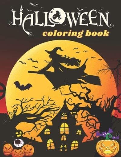 Cover for Currey Insta · Halloween coloring book: Over 40 Coloring Designs for All Kids, Halloween Coloring Book. (Pocketbok) (2021)