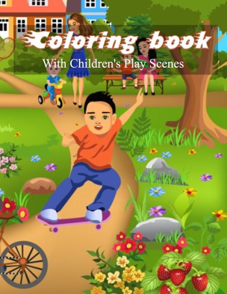 Cover for Anamul Coloring · Coloring book with children's play scenes (Paperback Book) (2020)