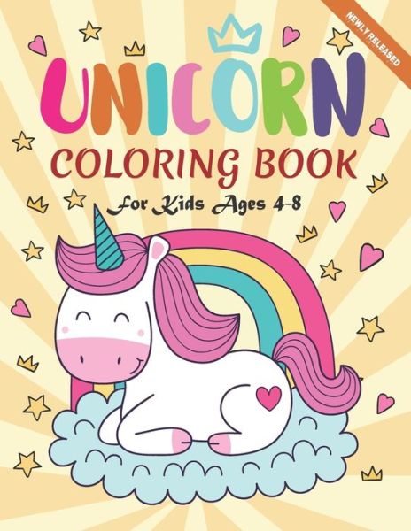 Cover for Signature Design Home · Unicorn Coloring Book For Kids Ages 4-8 (Paperback Book) (2020)