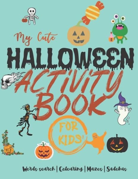 Cover for Hal Color · My cute halloween activity book for kids (Pocketbok) (2020)