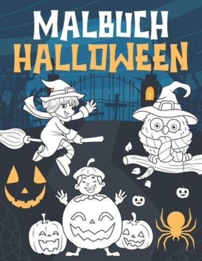 Cover for Bee Art Press · Halloween Malbuch (Pocketbok) (2020)