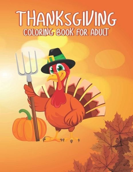 Cover for Ssr Press · Thanksgiving Coloring books for adults (Paperback Bog) (2020)