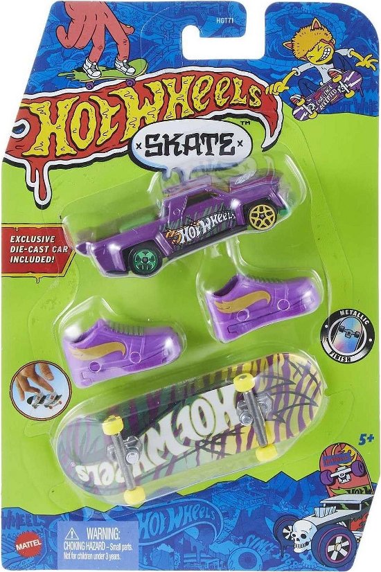 Cover for Mattel · Mattel Hot Wheels: Skate - Solid Muscle &amp; Feline Risky Tony Hawk Fingerboard Set (hng64) (MERCH)
