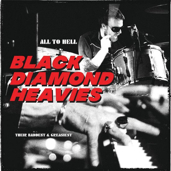 Cover for Black Diamond Heavies · All To Hell / Their Baddest and Greasiest (CLEAR ORANGE VINYL) (LP) (2022)