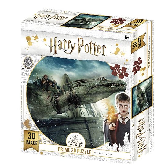Harry Potter Norbert Super 3D Puzzles 500pc (61cm x 46cm) - Harry Potter - Board game - HARRY POTTER - 0670889325107 - February 10, 2022