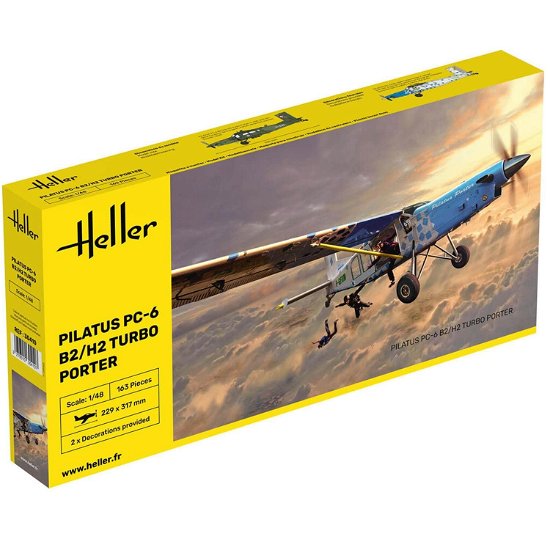 1/48 Pilatus Pc-6 B2/h2 Turbo Porter - Heller - Marchandise - MAPED HELLER JOUSTRA - 3279510304107 - 