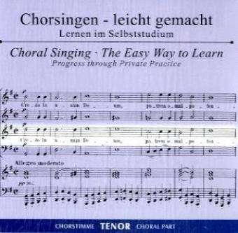 Cover for Franz Schubert (1797-1828) · Chorsingen Leicht Gemacht:Schubert,Messe D.167 (Tenor) (CD)