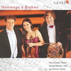 Cover for Karmon / Mikulski / JÖnsson · Hommage À Brahms (CD) (2012)