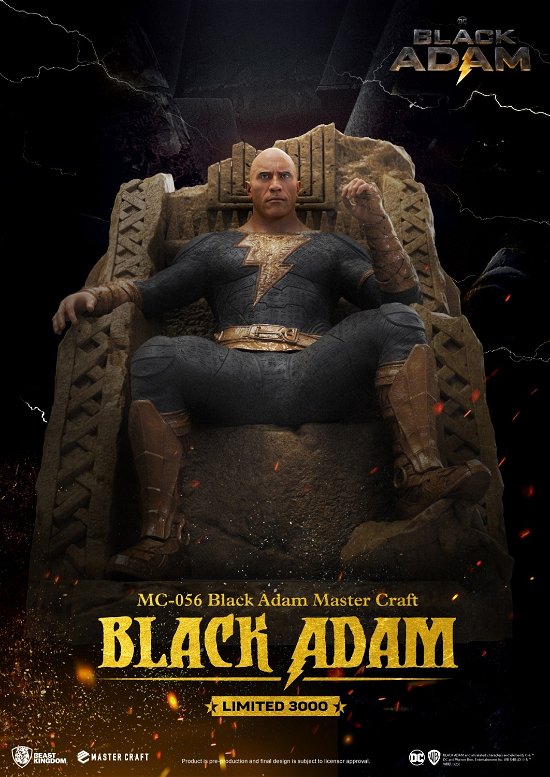 Black Adam Master Craft Statue Black Adam 38 cm - Beast Kingdom - Mercancía - BEAST KINGDOM - 4711203444107 - 1 de diciembre de 2023
