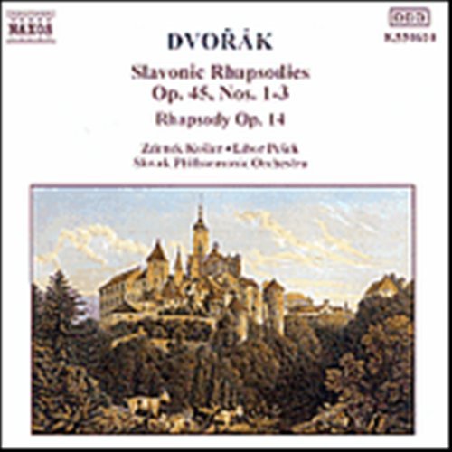 Cover for Pesek / Kosler / Slp · DVORAK:Slavonic Rhapsodies 1-3 (CD) (1993)